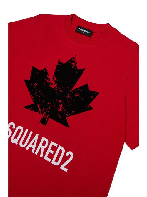 D2T1175U SLOUCH FIT T-SHIRT DSQUARED2 JUNIOR | DQ2982 D00XM/DQ423